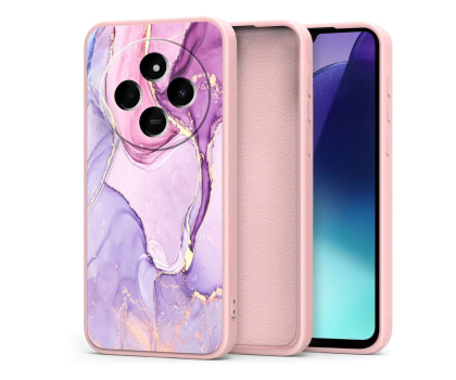 Etui do telefonów TECH-PROTECT Icon do Xiaomi Redmi 14C / POCO C75 marble
